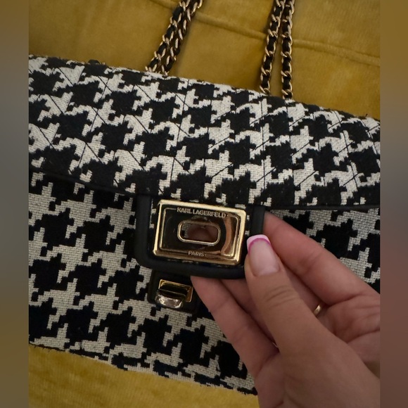 Karl Lagerfeld - Agnes Bag ( black & white ) - Picture 4 of 7